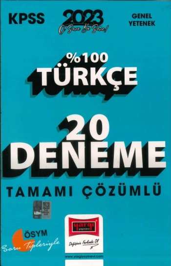 %100 TÜRKÇE 20 DENEME ÇÖZÜMLÜ Limon Fotokopi