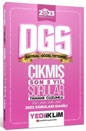 DGS Tamamı Çözümlü Son 5 Yıl Çıkmış Sorular Prestij Serisi (2018-2022) Limon Fotokopi