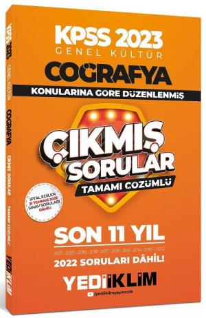 Coğrafya Konularına Göre Tamamı Çözümlü Son 11 Yıl Çıkmış Sorular (2012-2022) Limon Fotokopi