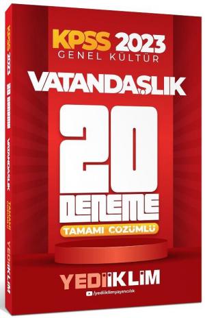 Vatandaşlık Tamamı Çözümlü 20 Deneme Limon Fotokopi