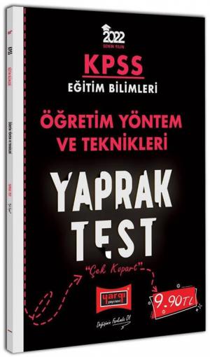 ÖĞRETİM YÖNTEM VE TEKNİKLERİ YAPRAK TEST Limon Fotokopi