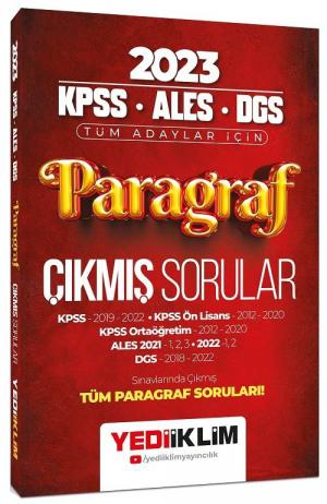 Paragraf Çıkmış Sorular (KPSS ALES DGS) Limon Fotokopi