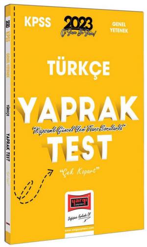Türkçe Çek Kopart Yaprak Test Limon Fotokopi