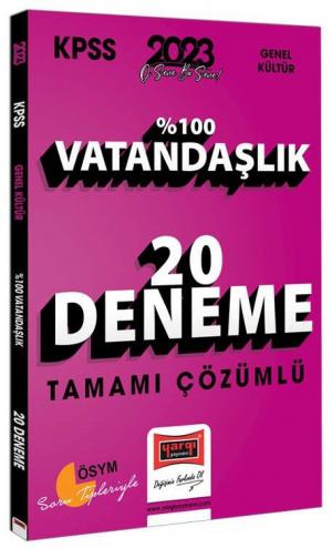 %100 Vatandaşlık Tamamı Çözümlü 20 Deneme