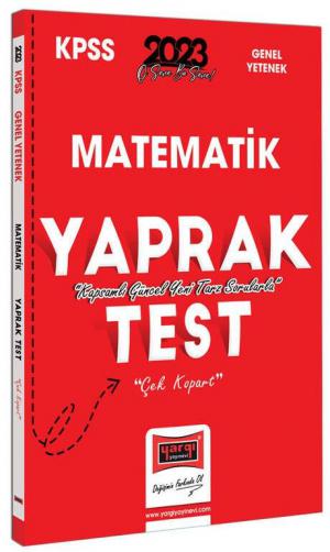 Matematik Çek Kopart Yaprak Test Limon Fotokopi
