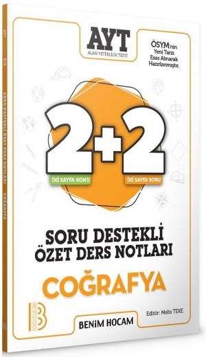 AYT Coğrafya 2+2 Soru Destekli Özet Ders Notları Limon Fotokopi