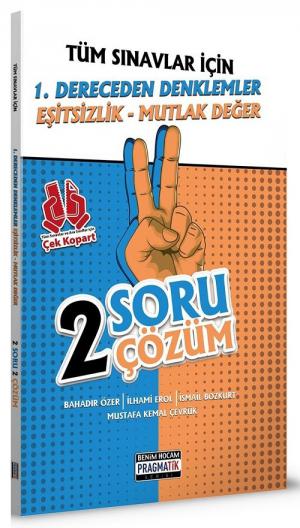 1. DERECEDEN DENKLEMLER EŞİTSİZLİK MUTLAK DEĞER 2 SORU 2 ÇÖZÜM FASİKÜL Limon Fotokopi