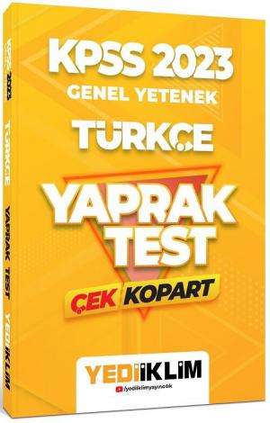 Türkçe Çek Kopart Yaprak Test Limon Fotokopi