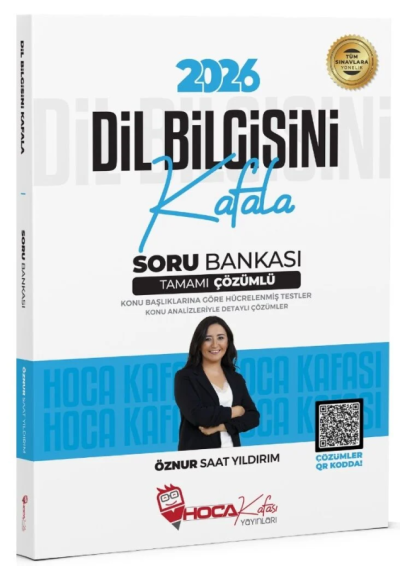 2026 Dil Bilgisini Kafala Soru Bankası Çözümlü - Öznur Saat Yıldırım Hoca Kafası Yayınları Limon Fotokopi