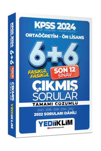 Ortaöğretim - Ön Lisans Fasikül Fasikül Son 12 Sınav Çıkmış Sorular Tamamı Çözümlü (2012-2022) Limon Fotokopi