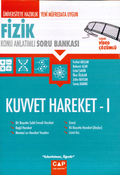 TYT-AYT FİZİK KUVVET HAREKET 1 KONU ANLATIMLI SORU BANKASI Limon Fotokopi