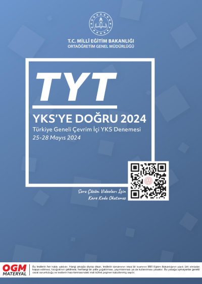 TYT YKS'ye Doğru 2024 Limon Fotokopi