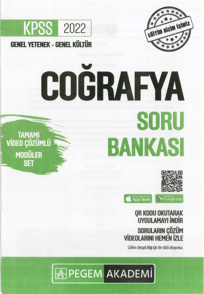 COĞRAFYA SORU BANKASI MODÜLER SET Limon Fotokopi