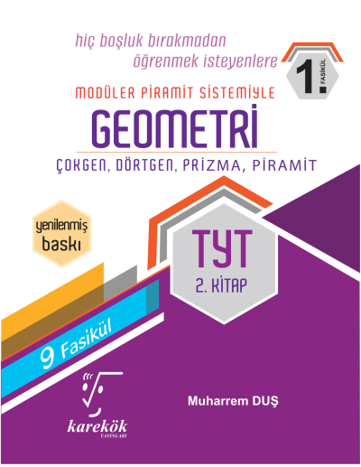 TYT AYT Geometri Mps 2.Kitap (9 Fasikül) Limon Fotokopi