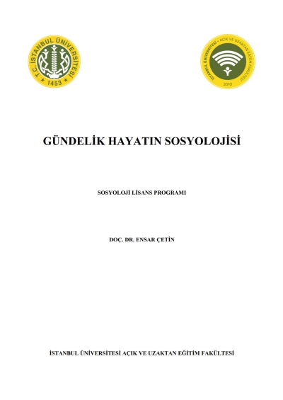 Gündelik Hayatın Sosyolojisi Limon Fotokopi