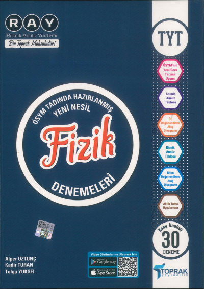TYT Fizik RAY Konu Analizli 30 Deneme Toprak Yayıncılık Limon Fotokopi