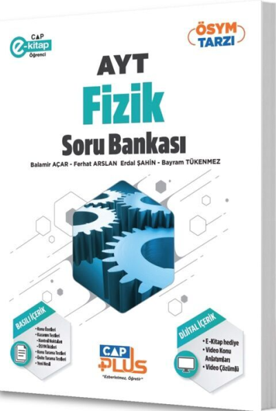 AYT Fizik Plus Soru Bankası Çap Yayınları Limon Fotokopi