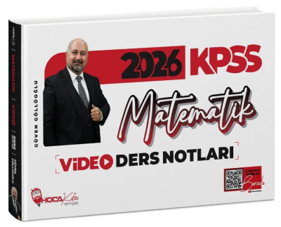 2026 KPSS Matematik Video Ders Notları - Güven Göllüoğlu Hoca Kafası Yayınları Limon Fotokopi
