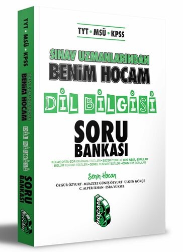 TYT MSÜ KPSS Sınav Uzmanlarından Dil Bilgisi Soru Bankası Benim Hocam Yayınları Limon Fotokopi