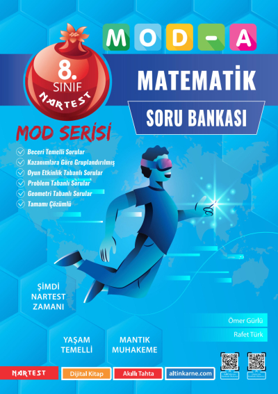 8. Sınıf Mod-a Matematik Soru Bankası Orta Nartest Yayınevi