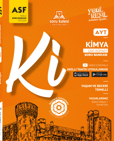 AYT Kimya Çek Kopart Akıllı Soru Bankası Föyü ASF Soru Kalesi Yayınları Limon Fotokopi