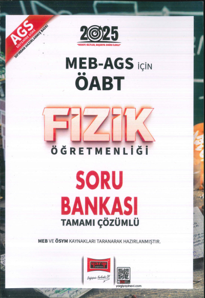 2025 MEB AGS ÖABT Fizik Öğretmenliği Soru Bankası Yargı Yayınları Limon Fotokopi