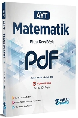 AYT Pdf Matematik Video Anlatım Destekli Eğitim Vadisi Yayınları Limon Fotokopi