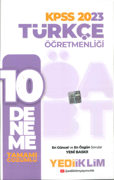10 DENEME TAMAMI ÇÖZÜMLÜ