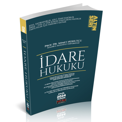 Savaş Yayınevi İdare Hukuku Konu Anlatımı Ahmet Nohutçu Eylül 2024 Limon Fotokopi