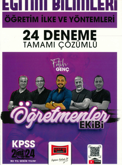 ÖĞRETİM İLKE VE YÖNTEMLERİ 24 DENEME TAMAMI ÇÖZÜMLÜ (ÖĞRETMENLER EKİBİ)