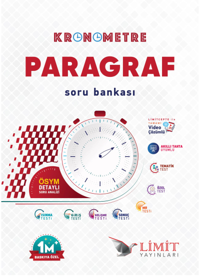 Kronometre Paragraf Soru Bankası Limit Yayınları Limon Fotokopi