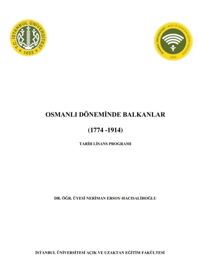 Osmanlı Döneminde Balkanlar (1774-1914) Limon Fotokopi