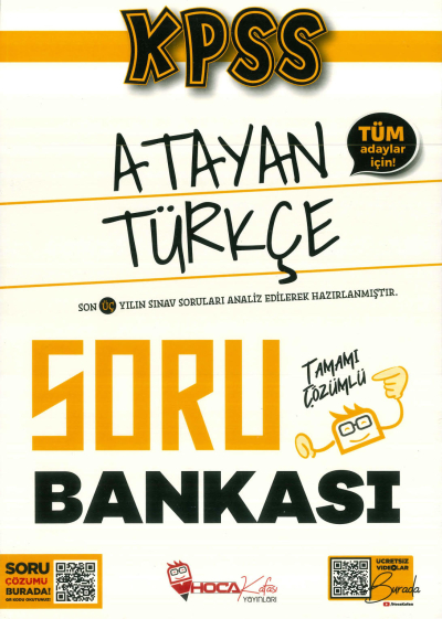 ATAYAN TÜRKÇE SORU BANKASI TAMAMI ÇÖZÜMLÜ Limon Fotokopi