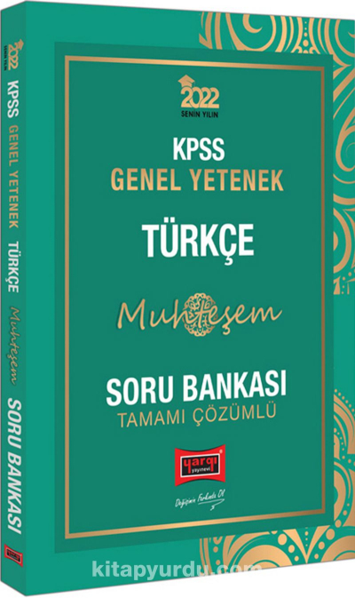 2022 KPSS Genel Yetenek Muhteşem Türkçe Tamamı Çözümlü Soru Bankası Limon Fotokopi