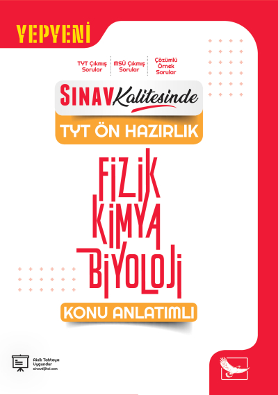 Sınav Kalitesinde TYT Ön Hazırlık Fizik Kimya Biyoloji Konu Anlatımlı Sınav Yayınları