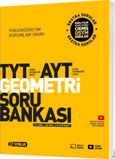 TYT AYT Geometri Soru Bankası Hız Yayınları Limon Fotokopi
