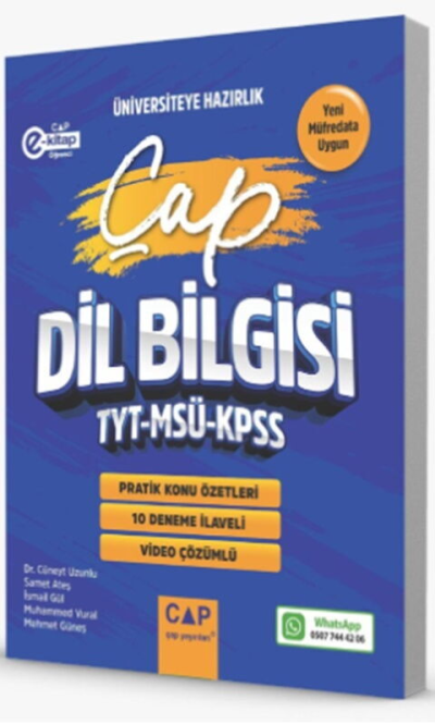 TYT MSÜ KPSS Dil Bilgisi Pratik Konu Özetleri Deneme İlaveli Çap Yayınları Limon Fotokopi