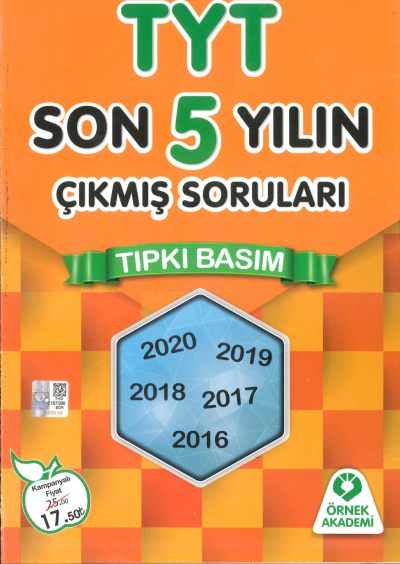 TYT Son 5 Yıl Çıkmış Soruları 2016-2020 Limon Fotokopi
