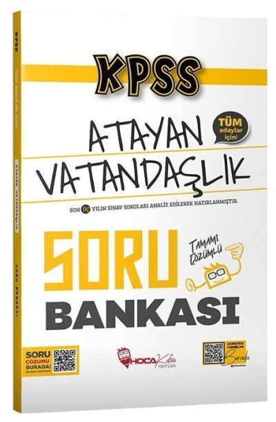KPSS Vatandaşlık Atayan Soru Bankası Hoca Kafası Limon Fotokopi