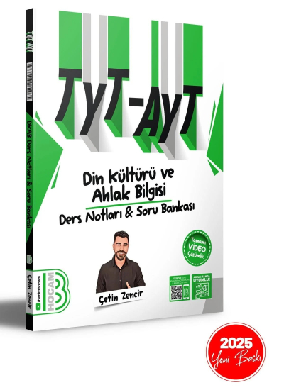 2025 TYT-AYT Din Kültürü ve Ahlak Bilgisi Ders Notları ve Tamamı Video Çözümlü Soru Bankası Limon Fotokopi