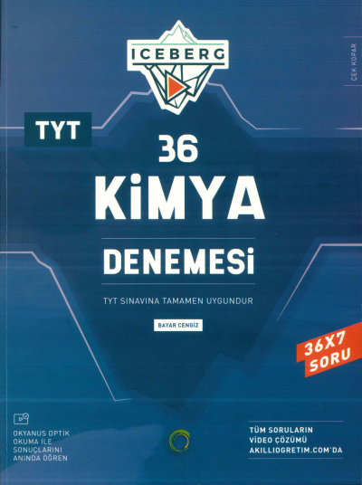 TYT Kimya Iceberg 36 Deneme Okyanus Yayınları Limon Fotokopi