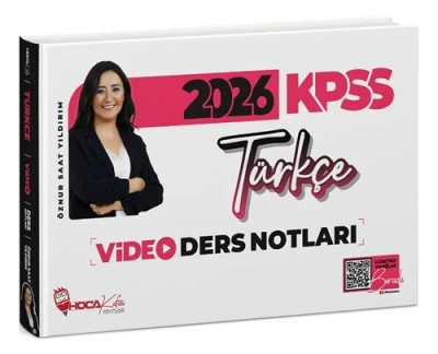 2026 KPSS Türkçe Video Ders Notları Öznur Saat Yıldırım Hoca Kafası Yayınları Limon Fotokopi