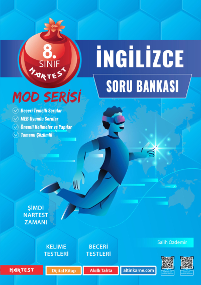 8.Sınıf LGS Mod İngilizce Soru Bankası Nartest Yayınları