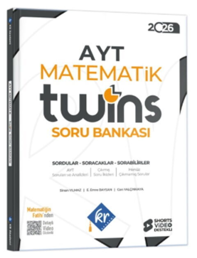 2026 AYT Twins Matematik Soru Bankası KR Akademi Limon Fotokopi