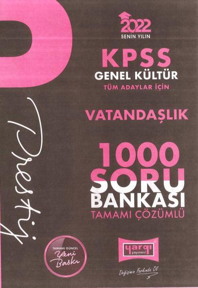 PRESTİJ VATANDAŞLIK TAMAMI ÇÖZÜMLÜ SORU BANKASI Limon Fotokopi