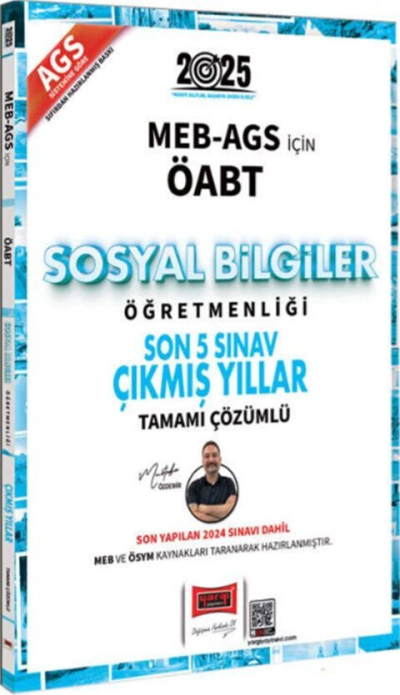 2025 MEB-AGS ÖABT Sosyal Bilgiler Öğretmenliği Son 5 Sınav Çıkmış Yıllar Yargı Yayınları Limon Fotokopi