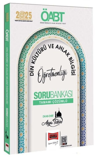 2025 ÖABT Din Kültürü ve Ahlak Bilgisi Öğretmenliği Tamamı Çözümlü Soru Bankası (Asya Tekin) Yargı Yayınları Limon Fotokopi