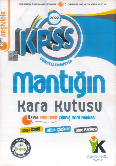 MANTIĞIN KARA KUTUSU KONU ÖZETLİ ÇIKMIŞ SORULAR Limon Fotokopi