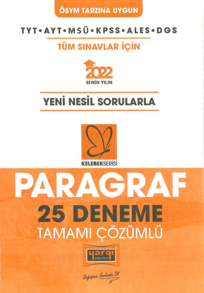 KELEBEK SERİSİ 25 PARAGRAF DENEMESİ Limon Fotokopi