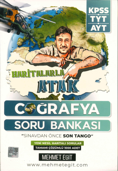 Haritalarla Atak Coğrafya Soru Bankası Limon Fotokopi